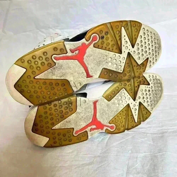 Nike Air Jordan 6 Tinker size 11.5 384664-104 OG VI Retro White - Picture 7 of 9